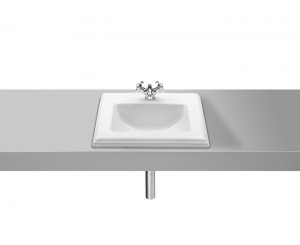 LAVABO AMERICA ENCIMERA 58x47.5 BL.