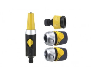 SET LANZA Y CONECTORES TRI MATERIA 4 PIEZAS (ABS/TPR) OFERTA