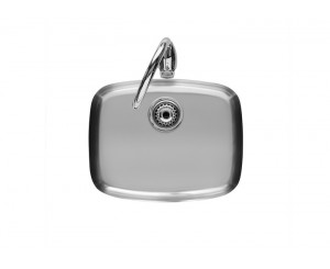 FREGADERO INOX BP-3 50x40 1C. B/ENCIMERA TEXTURADO