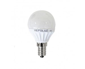 BOMBILLA ESFERICA E14 05.00W SMD LED 6000K