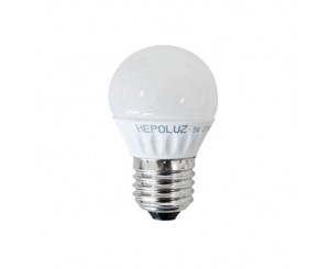 BOMBILLA ESFERICA E27 05.00W SMD LED 2700K 