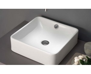 LAVABO PARK S/ENCIMERA-MURAL 400x400x120 BL.