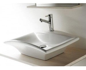 LAVABO SEVILLA S/ENCIMERA 61.5x45x18.5 BL.