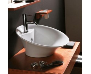 LAVABO AMSTERDAM S/ENCIMERA 52x25x13 BL.