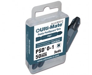 PUNTAS ULTIMATE II PSD 0-1 25mm 3UD