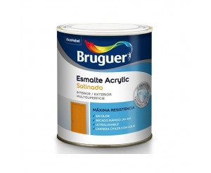 BRUGUER ESMALTE ACRILICO BLANCO SATINADO LAC. 750ml 