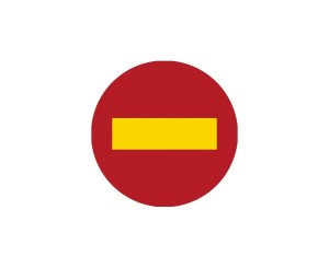 SEÑAL PROHIBIDO EL PASO (TR-101)