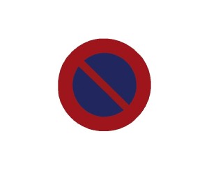 SEÑAL ESTACIONAMIENTO PROHIBIDO (TR-308)