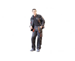 PANTALON TOP RANGE LARGO JUBA 961-XL NEGRO/NARANJA OFERTA