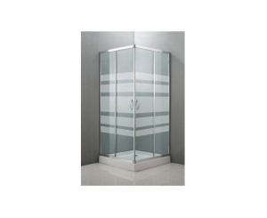 MAMPARA ANGULAR CRISTAL SERIGRAFIA 80x80x185 