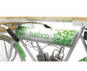 BICICLETA EXPOSITOR 183x46x88 BLANCO