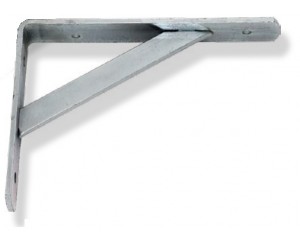 SOPORTE ESTANT.C/ANGULO REFUERZO 330x500x40 ZINC