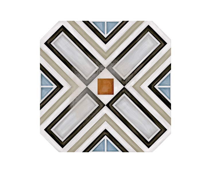 OCTOGONO RITTER MULTICOLOR 20x20