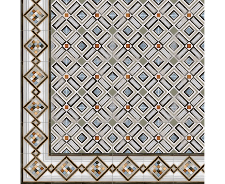 OCTOGONO RITTER MULTICOLOR 20x20