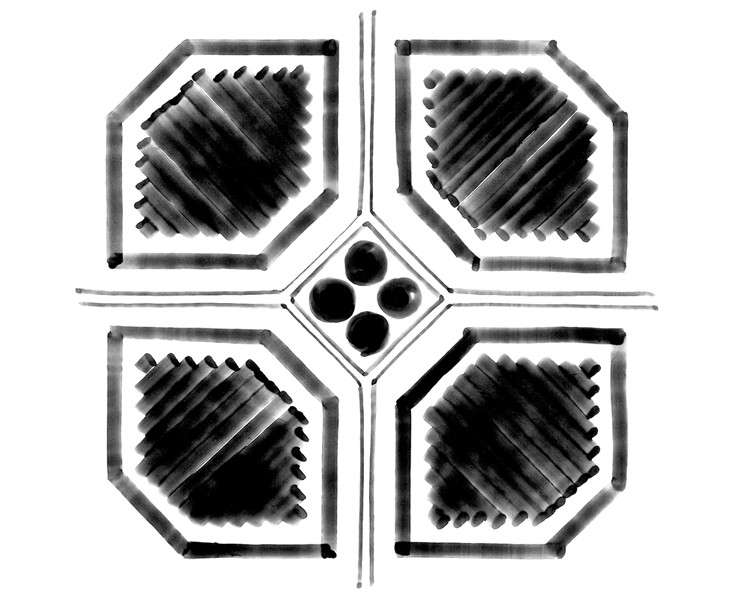 OCTOGONO VARIETTE SOMBRA 20x20