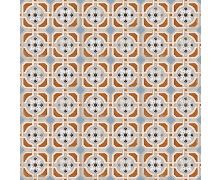 OCTOGONO ZIMER MULTICOLOR 20x20