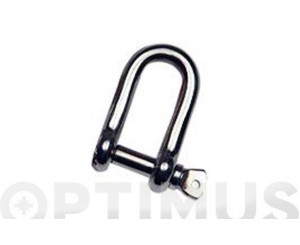 GRILLETE RECTO 1/ 2 INOX 304