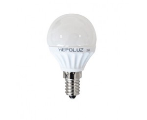 BOMBILLA ESFERICA E14 07.00W SMD LED 3000K 