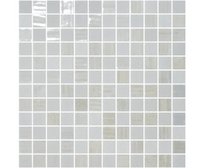 ONIX GRESITE STONEGLASS OPALO BLANCO 2.5x2.5 MALLA
