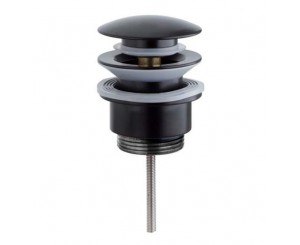 VALVULA CLIC-CLAC MZ UNIVERSAL 1" 1/4 NORMAL NEGRO MATE