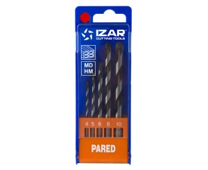 ESTUCHE 5 PCS PARED 4-10 PLASTICO IZAR