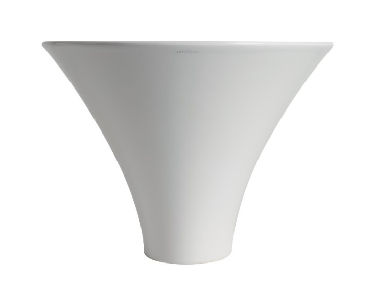 LAVABO DECO FLUTE 40 H29 BLANCO