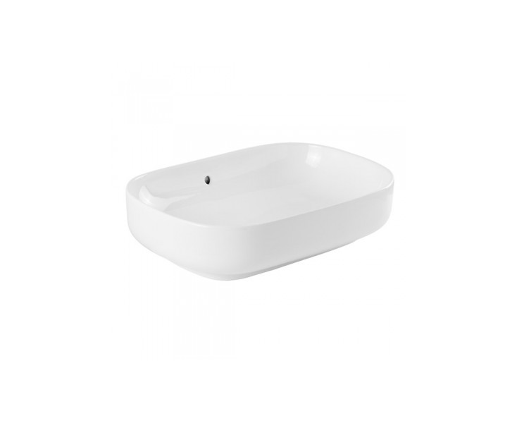 LAVABO SANIBOLD S/ENCIMERA 60x40 S/ORIFICIO BLANCO