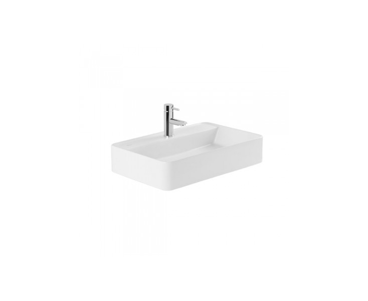 LAVABO SANLIFE S/ENCIMERA-MURAL 60x40 C/ORIFICIO BLANCO