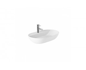 LAVABO SANLIFE OVAL 60x38 C/ORIFICIO BLANCO