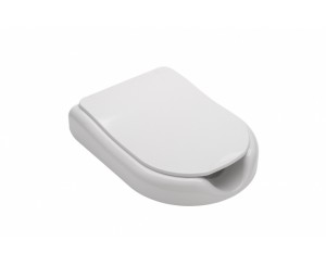 ASIENTO WC NEW WCCARE PMR CON ABERTURA Y AMORTIGUADOR BLANCO