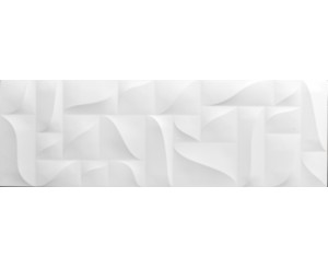 SUPERWHITE GEOMETRIC MATT RECT. 30x90