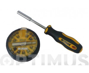 PUNTAS ATORNILLAR + MANGO PORTA PUNTAS ORGANIZADOR SET 29pzs