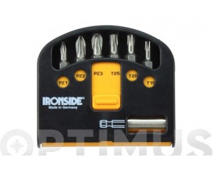 PUNTAS ATORNILLAR 7 PIEZAS / ESTUCHE ERGONOMICO