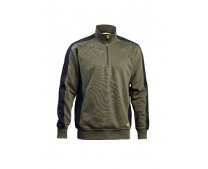 SUDADERA HZ EAGLE C5770 VERDE MILITAR/NEGRO T-L OFERTA