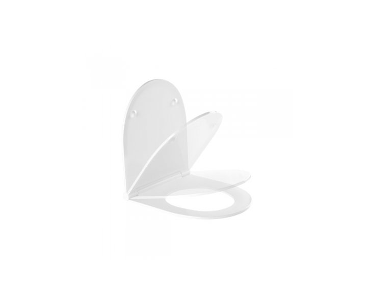 ASIENTO WC SANLIFE CAIDA AMORTIGUADA CLIPOFF BLANCO