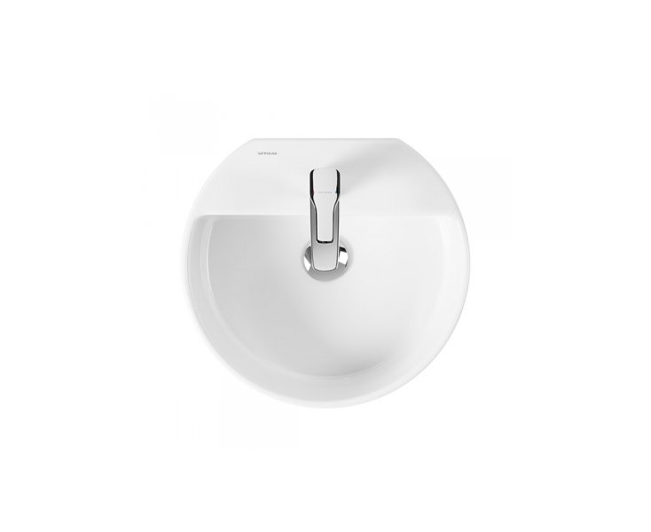 LAVABO ROUND S/ENCIMERA 45Ø C/ORIFICIO BLANCO