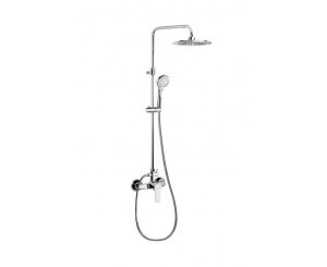 CONJUNTO TITANIUM GRAN DUCHA COLUMNA TELESCOPICA Y ACC.ABS