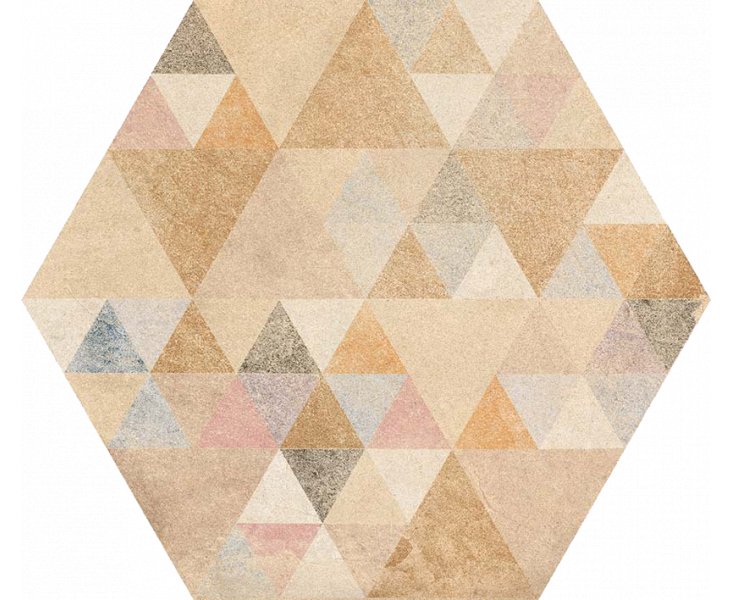 HEXAGONO BENENDEN MULTICOLOR 23x26.6