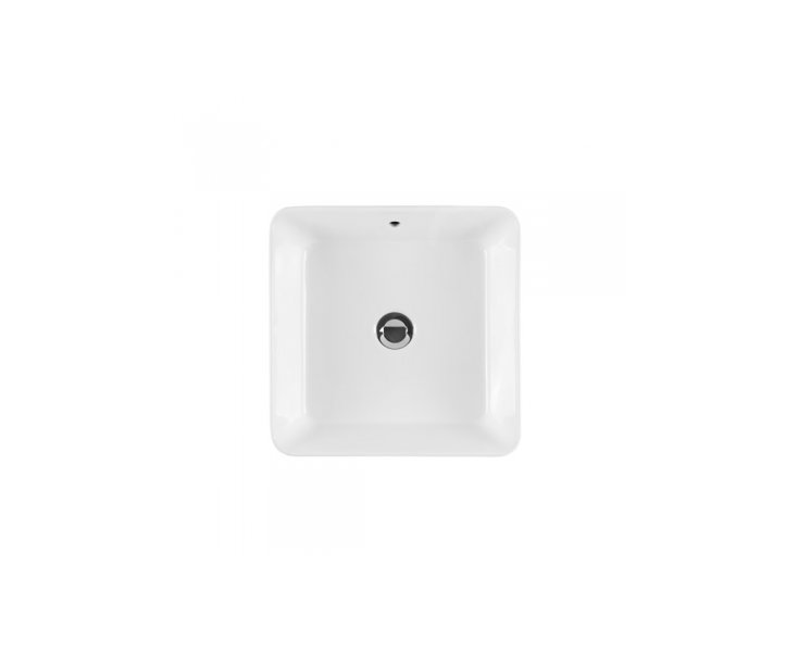 LAVABO SANLIFE S/ENCIMERA 40x40 S/ORIFICIO BLANCO