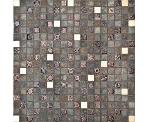 MOSAICO IMPERIA NEPAL BRONZE (1.5x1.5) 30x30x0.8