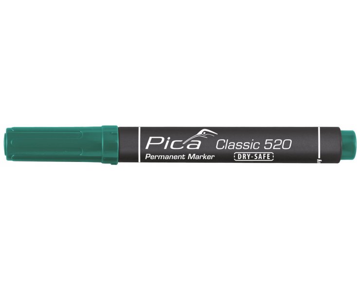 MARCADOR PERMANENTE TIPO BALA PICA CLASSIC VERDE