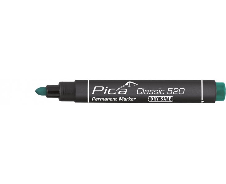 MARCADOR PERMANENTE TIPO BALA PICA CLASSIC VERDE