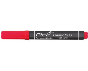 MARCADOR PERMANENTE TIPO BALA PICA CLASSIC ROJO