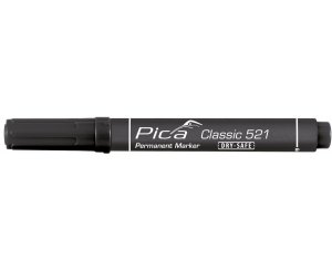 MARCADOR PERMANENTE TIPO CINCEL PICA CLASSIC NEGRO