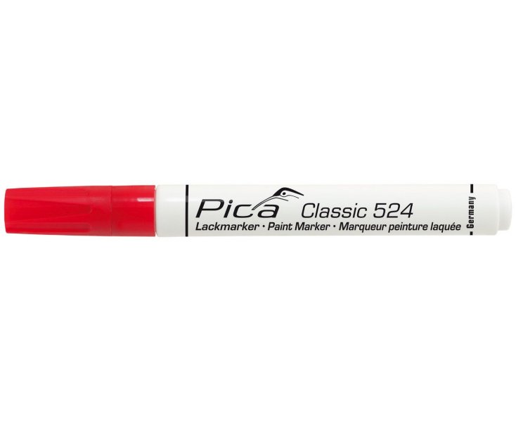 MARCADOR DE PINTURA PERMANENTE PICA CLASSIC ROJO