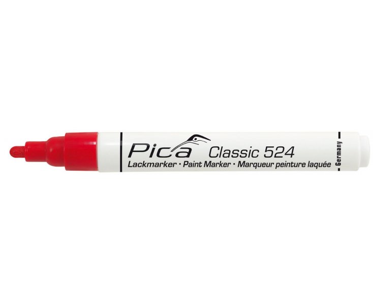 MARCADOR DE PINTURA PERMANENTE PICA CLASSIC ROJO