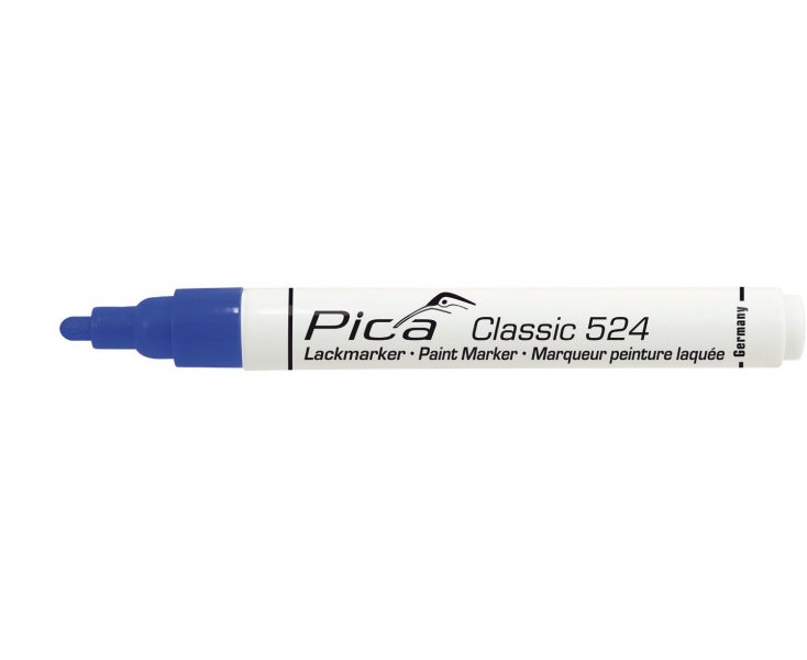 MARCADOR DE PINTURA PERMANENTE PICA CLASSIC AZUL