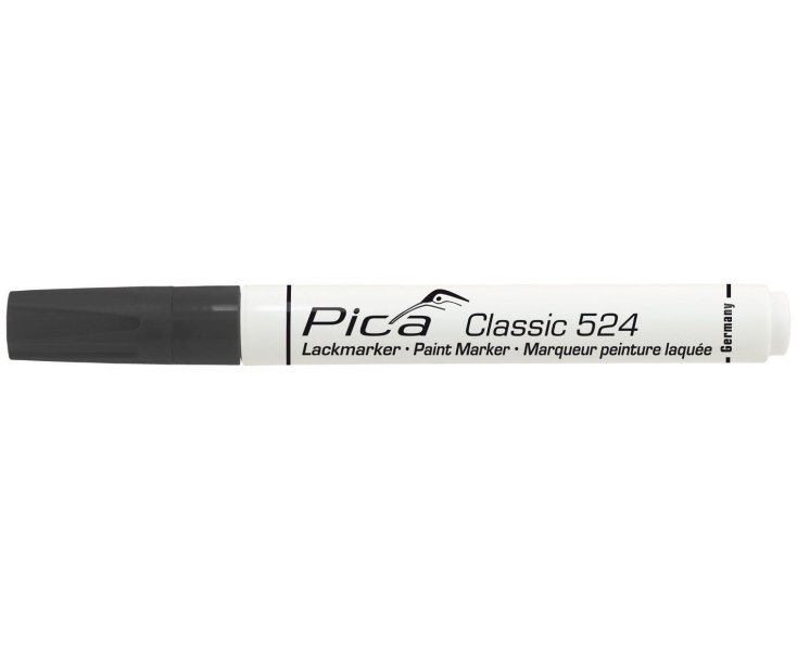 MARCADOR DE PINTURA PERMANENTE PICA CLASSIC NEGRO