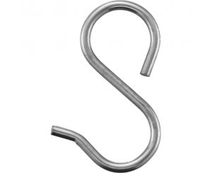 GANCHO S NIQUELADO 4.4x75MM BLISTER 6UD