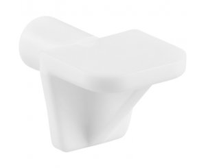 SOPORTE ESTANTE CON PIVOTE BLANCO 5MM BLISTER 8UD
